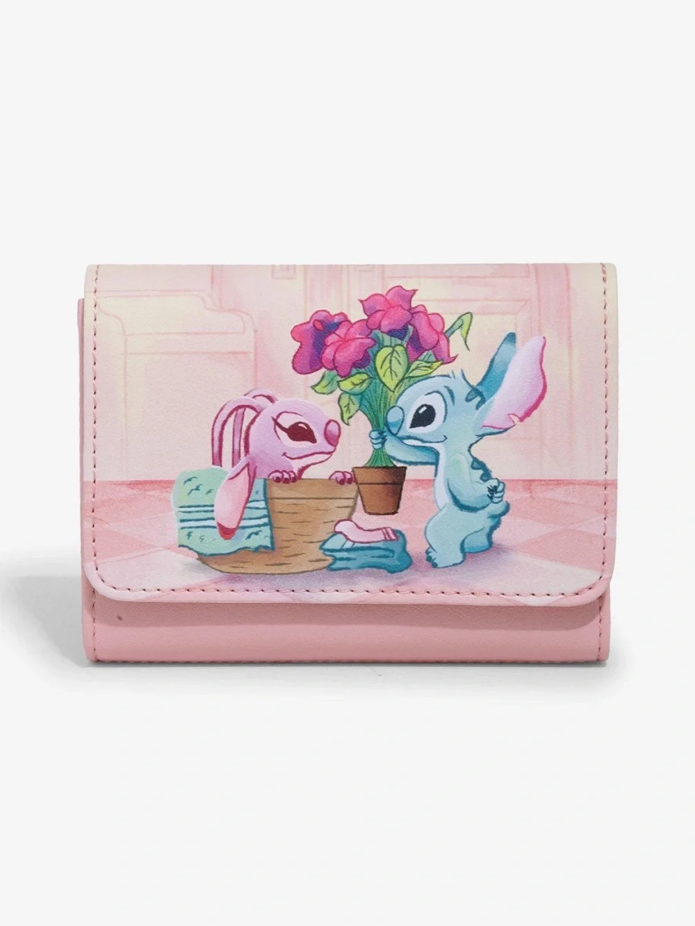 Disney loungefly stitch & angel wallet